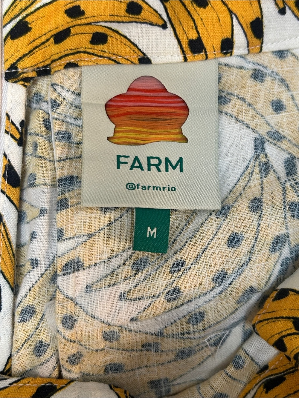 FARM Rio Spotted Banana Halter Jumpsuit - Picture 6 of 9
